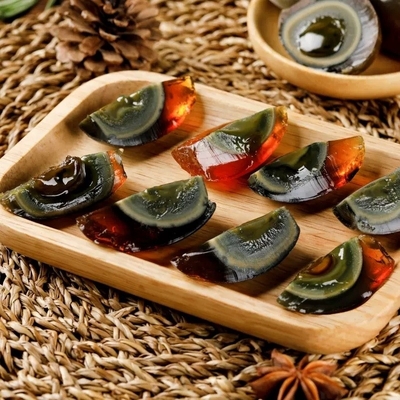 Endereço Shandong Conservado Ovo de Pato Ovo do Século com Ingredientes Normais
