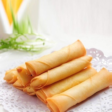Rolos de vegetais congelados saudáveis para um prato nutritivo e saboroso