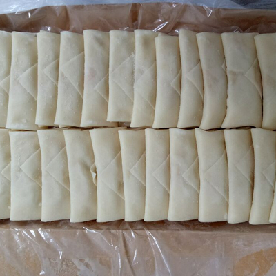 Rolos de vegetais congelados saudáveis para um prato nutritivo e saboroso