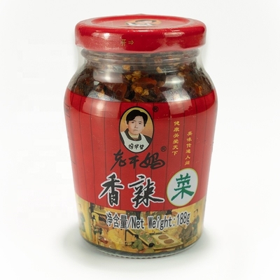 Molho Laoganma CHILLI MELHADO com óleo vermelho de chili sabor de soja de frango fermentado