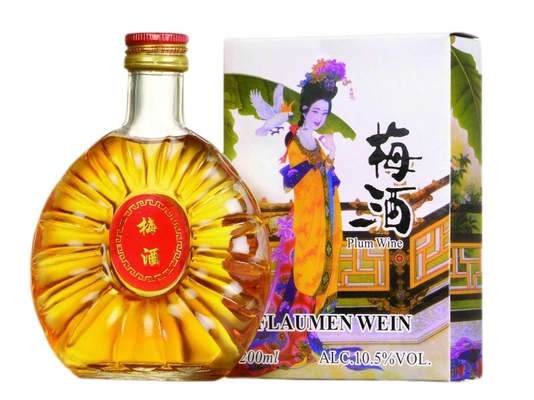 Experimente o estilo chinês autêntico de vinho de ameixa verde de sabor doce médio