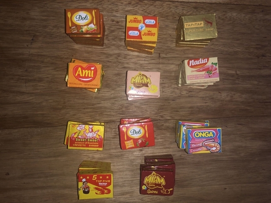 Grau Alimentar Congelamento Condimento Cubo Frango Camarão Vegetais Stock Seco Sopa Miso Cubo
