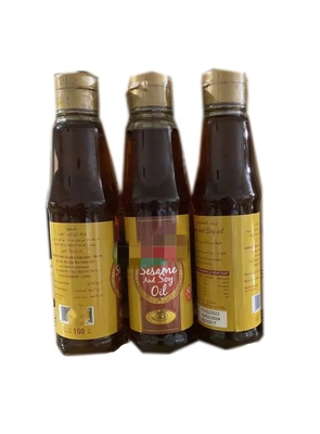 Mistura deliciosamente refinada de óleo de gergelim para cozinhar autêntico e nutritivo