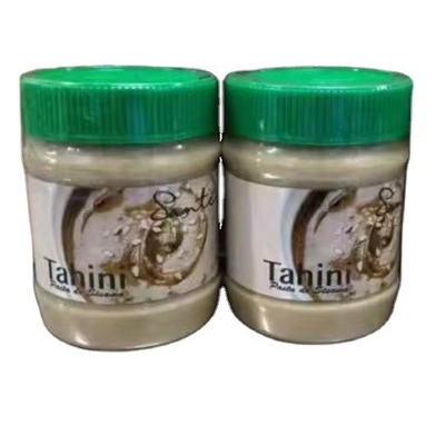 500G Pure Black Tahini Branco Sésamo Pasta Luz Brilhante Edição de Ouro