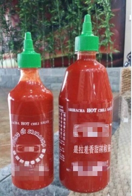 Aromas de chili conservados Sriracha doce Molho de chili quente e razoável para o conteúdo